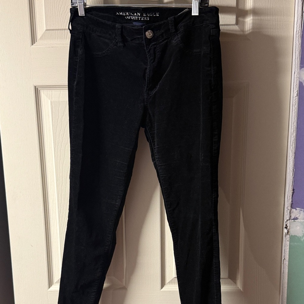 American Eagle Outfitters Black Corduroy 10